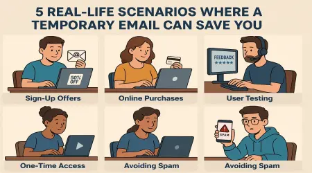 5 Real-Life Scenarios Where a Temporary Email Can Save You